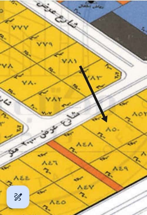 Land 899.96 SQM Facing North on 20m Width Street Al Moulysaa, South Jeddah, Jeddah