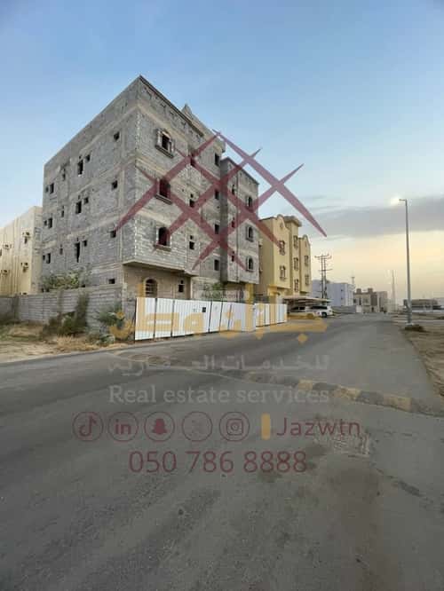 عمارة 400 متر مربع واجهة شرقية الروضة، جازان
