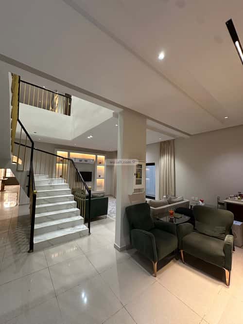 Villa 454.5 SQM Facing South West on 20.15m Width Street Al-Hamra, East Riyadh, Riyadh