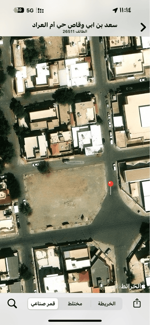 Land 380 SQM Facing North on 12m Width Street Um Alarad, Alttayif