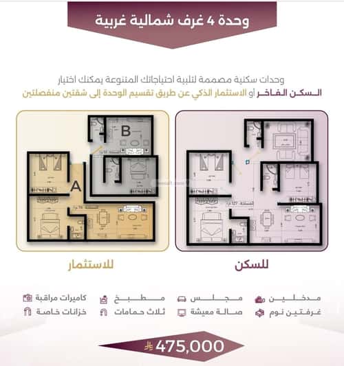 Apartment with 4 Bedrooms Al Sulaymaneyyah, South Jeddah, Jeddah