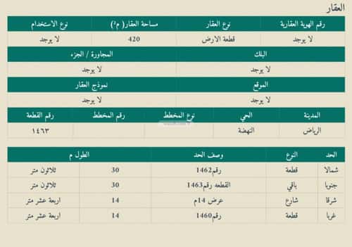 Land 420 SQM Facing East on 14m Width Street Al Khaleej, East Riyadh, Riyadh