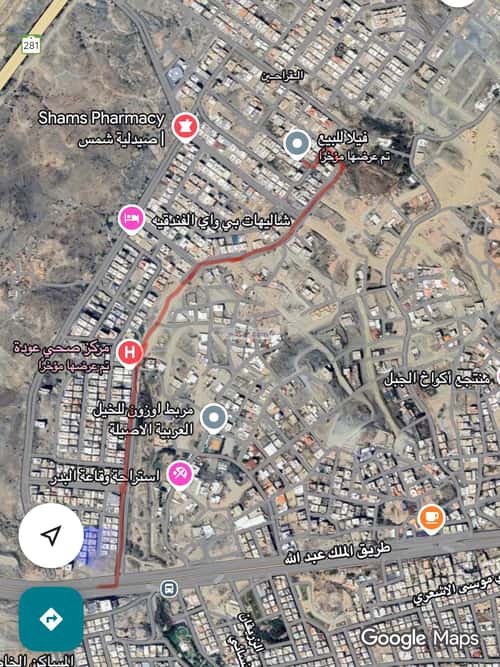 فيلا 484.89 متر مربع شرقية على شارع 20م القراحين، الطائف