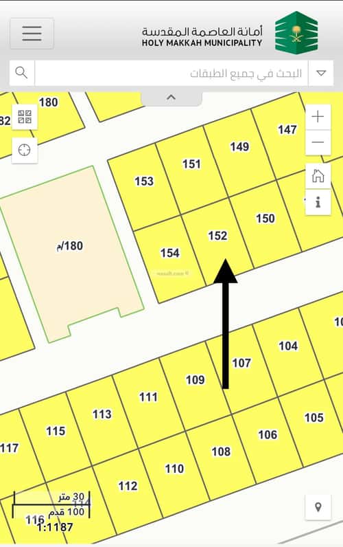 أرض 600 متر مربع جنوبية على شارع 20م شعب عامر، مكة المكرمة