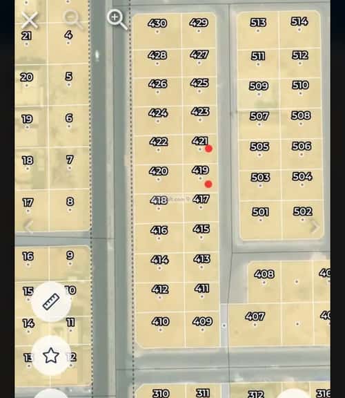 أرض 525 متر مربع شرقية على شارع 15م الشراع، شمال جدة، جدة