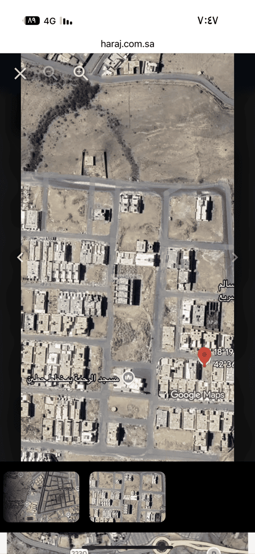 Land 600 SQM Facing West on 15m Width Street Al Zahoor, Abha