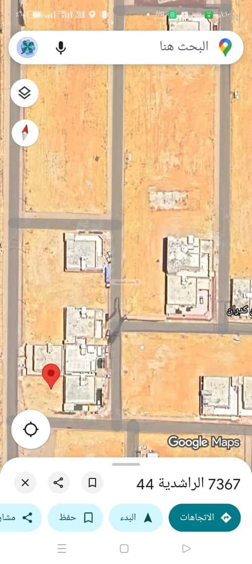 أرض 575 متر مربع جنوبية غربية على شارع 20م الراشدية، المزاحمية