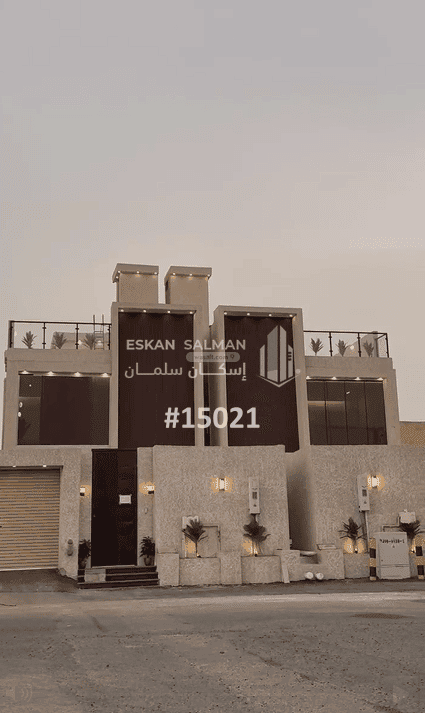 فيلا 344 متر مربع شرقية على شارع 15م Al Rafaya 2, Jazan