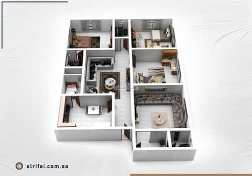 شقة 4 غرف في النعيم