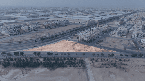 أرض 5216.73 متر مربع شمالية شرقية على شارع 60م بدر، جنوب الرياض، الرياض