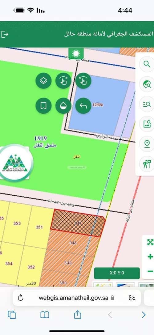 أرض 900.1 متر مربع شرقية على شارع 40م النفل، حائل