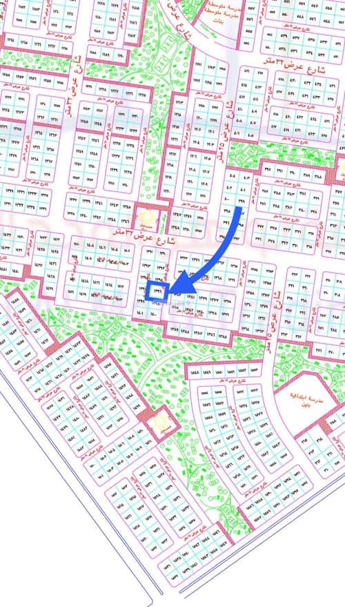 أرض 403 متر مربع شرقية على شارع 16م الغدير، شمال جدة، جدة