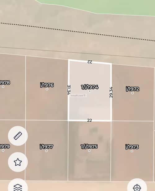 Land 664.37 SQM Facing North on 10m Width Street Al-Mahdiyah, West Riyadh, Riyadh