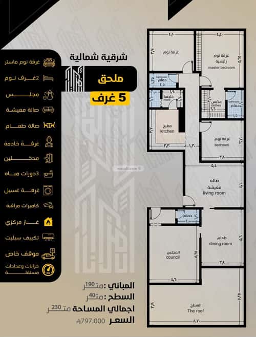 Apartment with 3 Bedrooms Al Salamah, North Jeddah, Jeddah