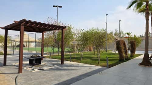 Rest House 5000 SQM Facing South on 15m Width Street Haya Waseela, Almuzahimih
