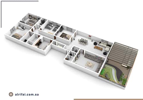 شقة 5 غرف في السلامة