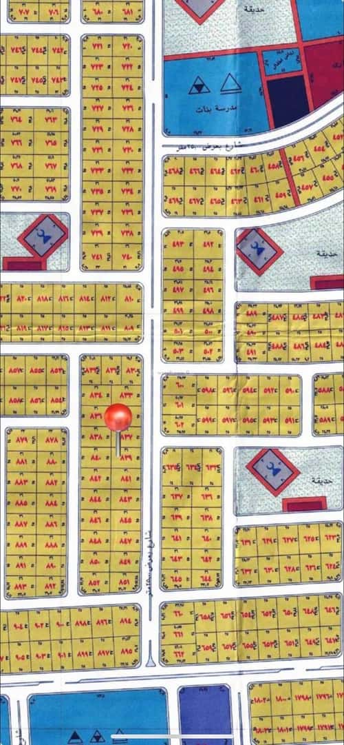Land 450 SQM Facing East on 25m Width Street Al-Nada, North Jeddah, Jeddah
