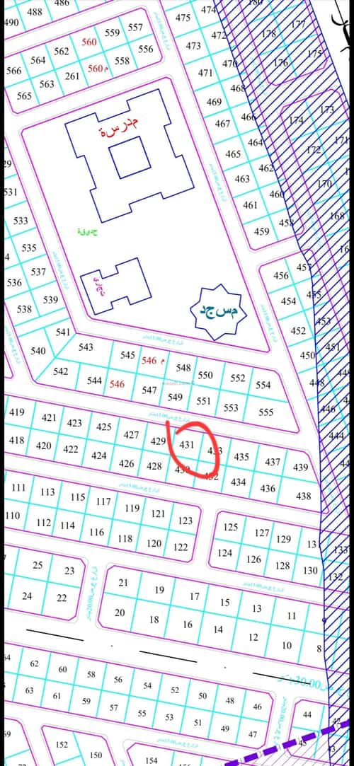 Land 625 SQM Facing North on 15m Width Street Al Bashaer, East Jeddah, Jeddah