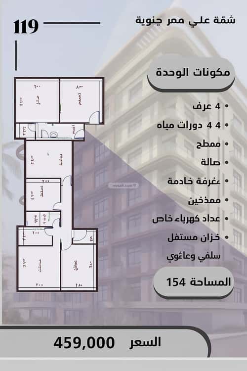 Apartment 2386 SQM with 4 Bedrooms Al Wahah, East Jeddah, Jeddah