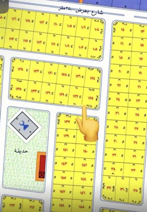 أرض 526.26 متر مربع جنوبية على شارع 16م المجد، شمال جدة، جدة