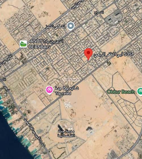 أرض 375 متر مربع شمالية على شارع 15م الشراع، شمال جدة، جدة