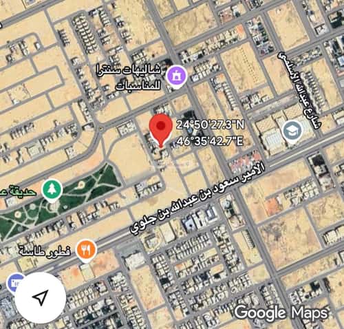 أرض 636 متر مربع جنوبية شرقية على شارع 20م القيروان، شمال الرياض، الرياض