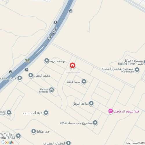 Villa 411.68 SQM Facing South West on 20m Width Street Okaz, South Riyadh, Riyadh