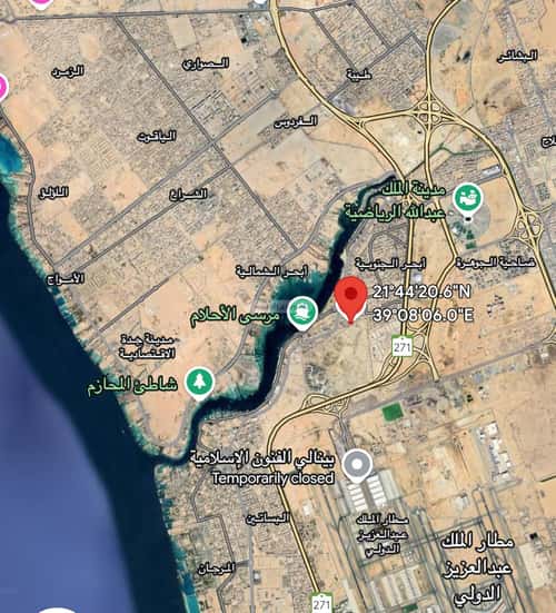 Land 450 SQM Facing East on 10m Width Street Obhur Al Janoubeyyah, North Jeddah, Jeddah