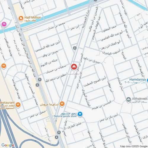 أرض 600 متر مربع واجهة غربية الحمدانية، شرق جدة، جدة