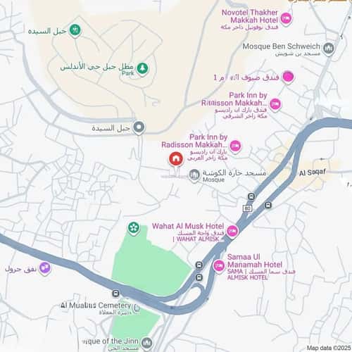 Land 268 SQM facing North on 10.2m width street الجميزة، مكة المكرمة