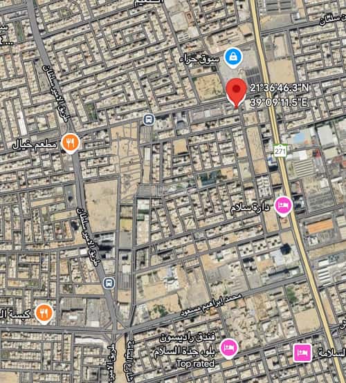 Land 318.06 SQM Facing 3 Streets on 25m Width Street Al Salamah, North Jeddah, Jeddah