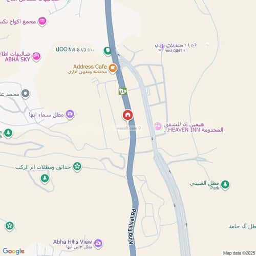 أرض 570 متر مربع واجهة شرقية المنتزة، أبها