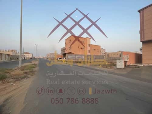 Land 500 SQM Facing North on 25m Width Street The Light, Jazan