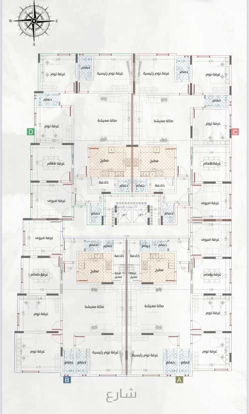 Apartment with 5 Bedrooms Al Wahah, East Jeddah, Jeddah