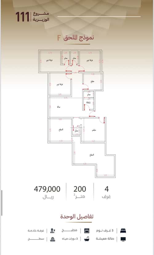 شقة ب 3 غرف مدائن الفهد، جنوب جدة، جدة