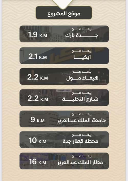 شقة 1000 متر مربع بغرفتين مشرفة، شمال جدة، جدة