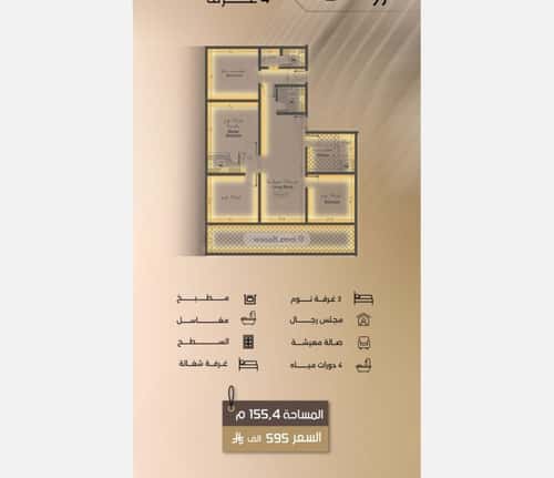 شقة بغرفتين الفيصلية، شمال جدة، جدة