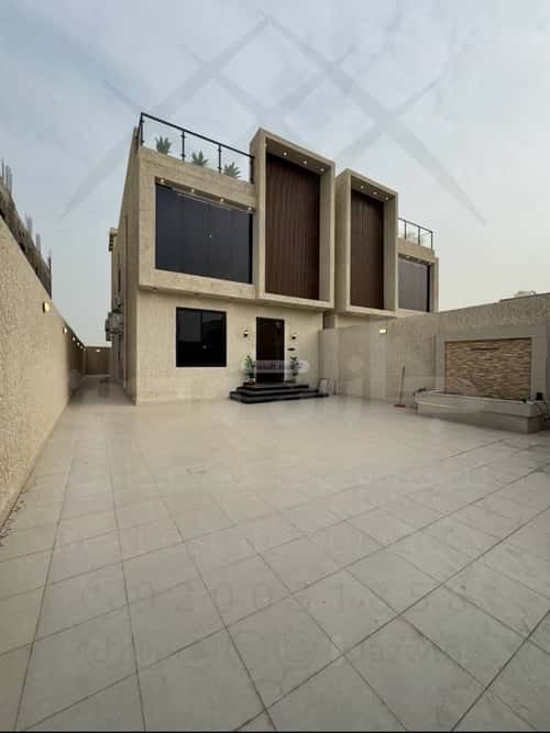 Villa 344.24 SQM Facing West on 30m Width Street Al Suwais 2, Jazan