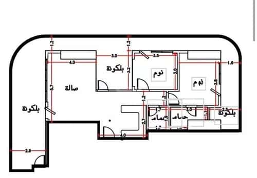 Apartment with 2 Bedrooms As-Sahafa, North Riyadh, Riyadh