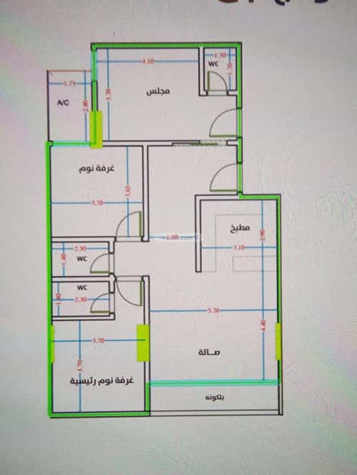 Apartment with 3 Bedrooms Al Faiha|A, South Jeddah, Jeddah