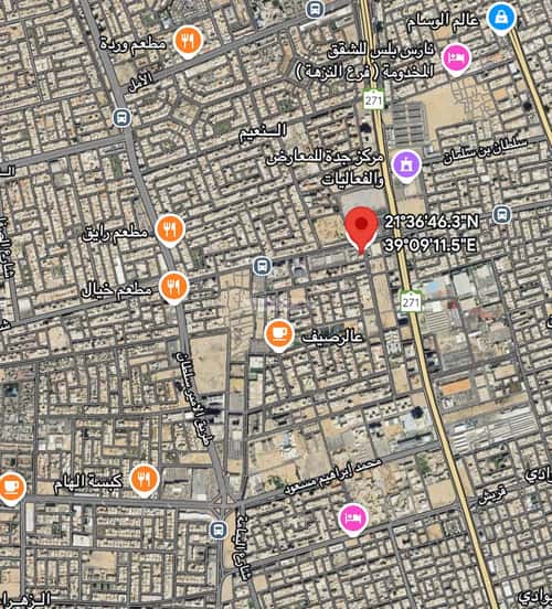 Land 318 SQM facing 3 Streets on 25m width street السلامة، شمال جدة، جدة