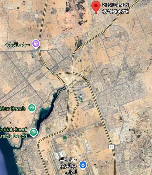 Land 2500.25 SQM Facing East on 52m Width Street Al-Riyadh, North Jeddah, Jeddah