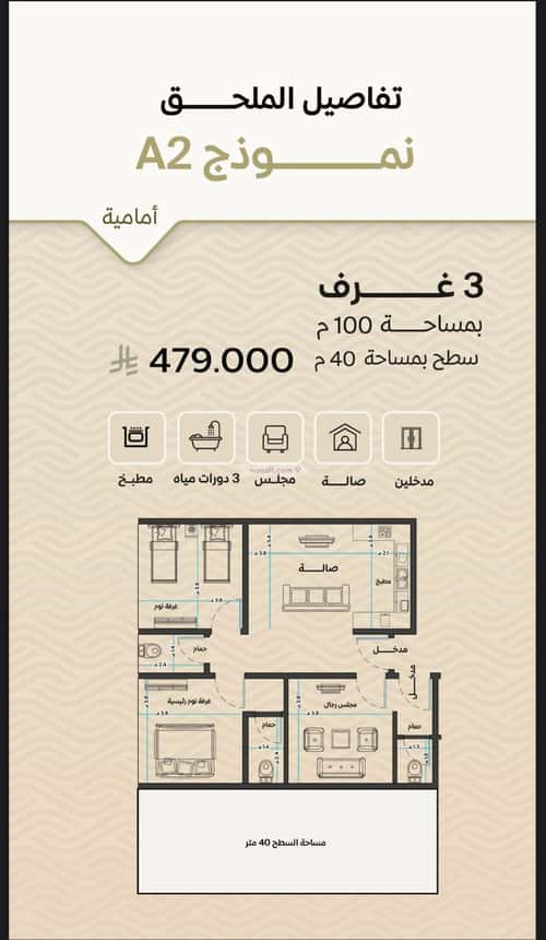 Apartment with 3 Bedrooms Al Naeem, North Jeddah, Jeddah