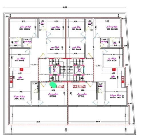 Apartment 649 SQM with 5 Bedrooms Al Sulaymaneyyah, South Jeddah, Jeddah