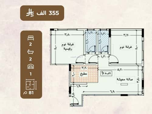 Apartment with 3 Bedrooms Al Azizeyyah, North Jeddah, Jeddah