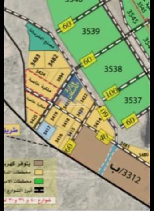 Land 325 SQM Facing East on 15m Width Street Al-Khear, North Riyadh, Riyadh