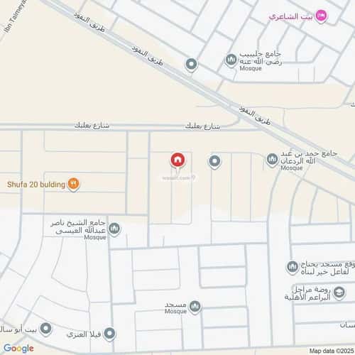 فيلا 259.26 متر مربع جنوبية على شارع 20م عكاظ، جنوب الرياض، الرياض