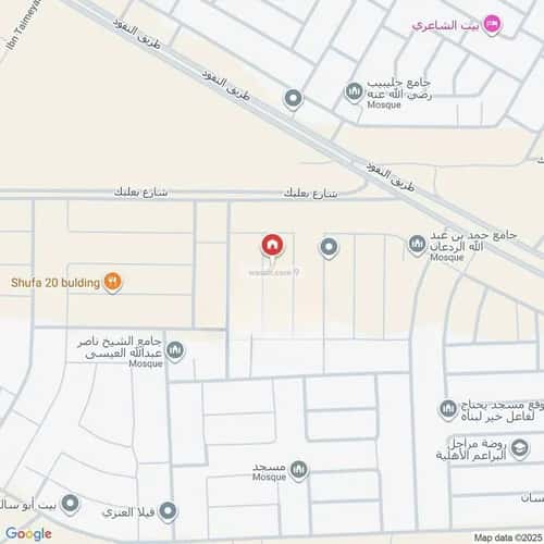 فيلا 259.26 متر مربع جنوبية على شارع 20م عكاظ، جنوب الرياض، الرياض