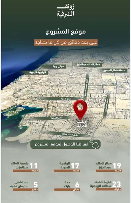 شقة 829 متر مربع بغرفتين الشرفية، جنوب جدة، جدة