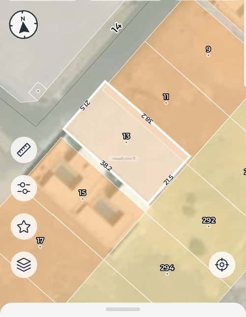Land 820 SQM Facing North on 14m Width Street Al Ghabeer, Madinah